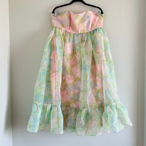 Selkie x Maison Amory Painted Pastel Dress 1XL